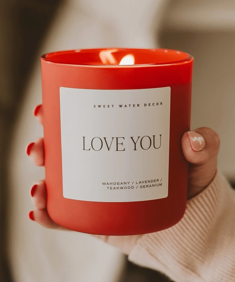 Valentine's Day Scented Candle Collection