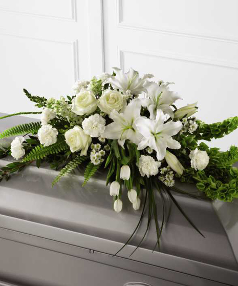 Sympathy Flowers for the Casket