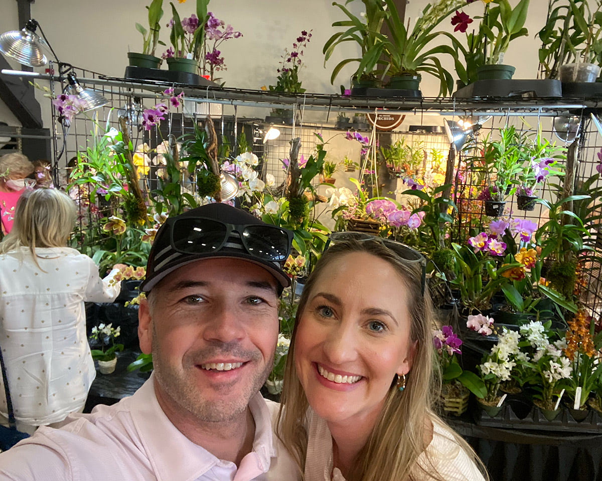 Bagoy's local ownership, posing with a few of their favorite arrangements